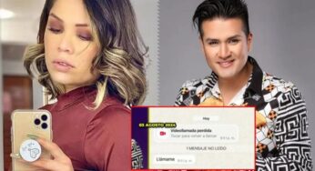 Andrea San Martín muestra prueba de videollamada que le hizo Deyvis Orosco hace un mes: “Conmigo no juegues”