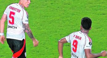River eliminado de la Copa Libertadores: el tenso cruce entre Kranevitter y Borja en pleno partido con Atlético Mineiro en el Monumental