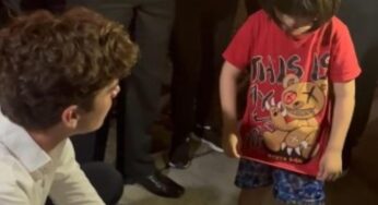Colapinto y todo su carisma en la premios Olimpia: el imperdible diálogo con dos pequeños fanáticos que querían conocerlo