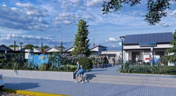 Refaccionan a nuevo el entorno de la estación Derqui en el tren San Martín