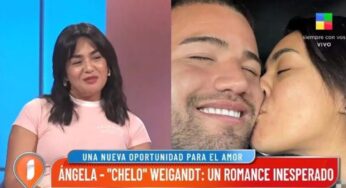 Ángela Leiva contó detalles de su romance con “Chelo” Weigandt: cómo y dónde se conocieron