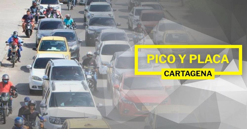 Pico y Placa: qué autos no circulan en Cartagena este miércoles 16 de abril